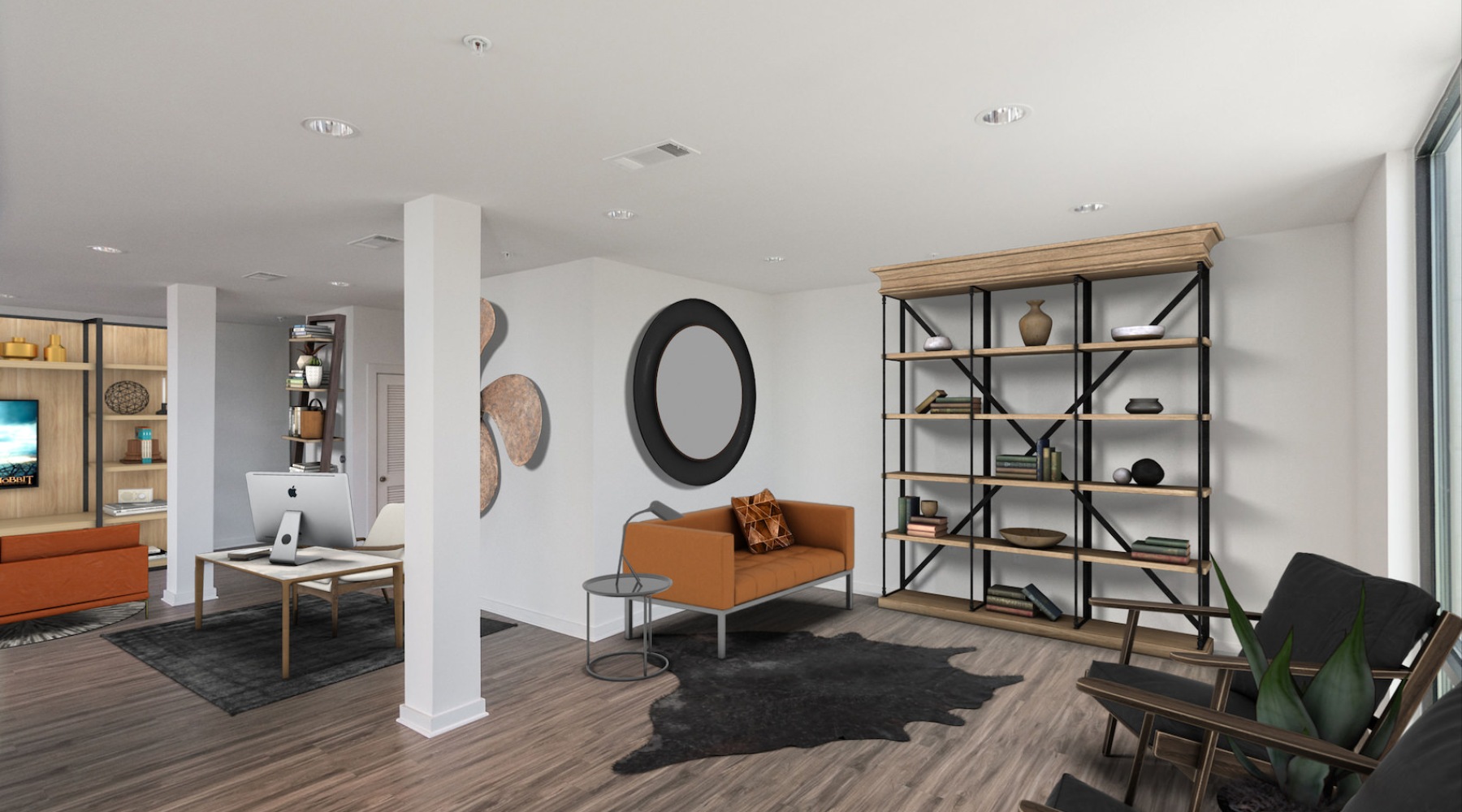 Live Work Unit Living room - The Drexel