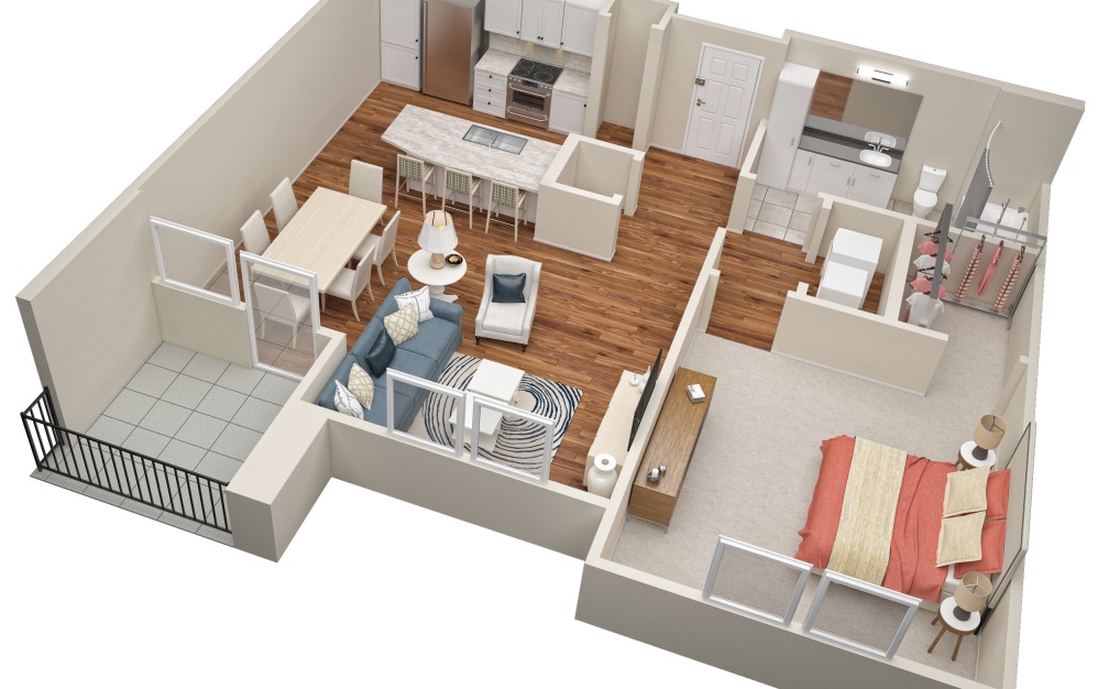 The Eleventh (A5) Floorplan in 3D